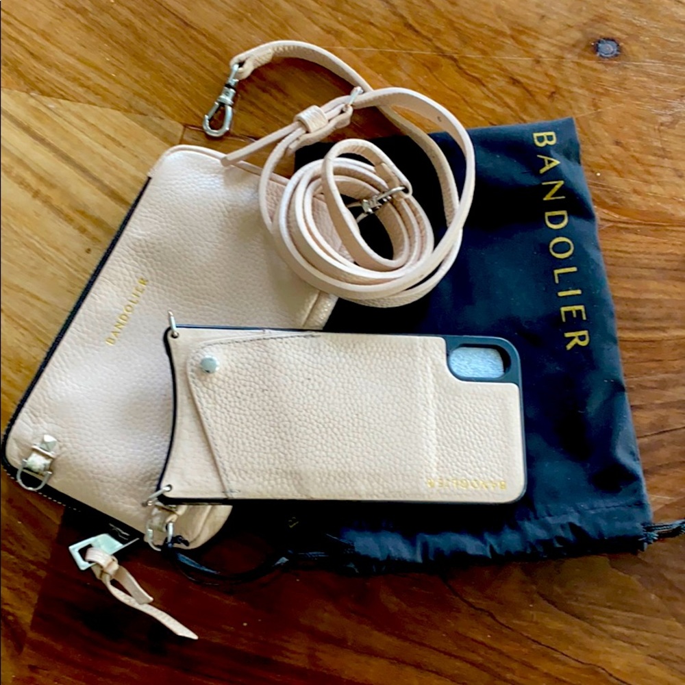 Bandolier Emma pebble leather iPhone XSMax